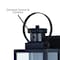 Vaxcel Medinah 1 Light Black Motion Sensor Dusk to Dawn Outdoor Wall Lantern Clear Glass T0602 - alternate 3